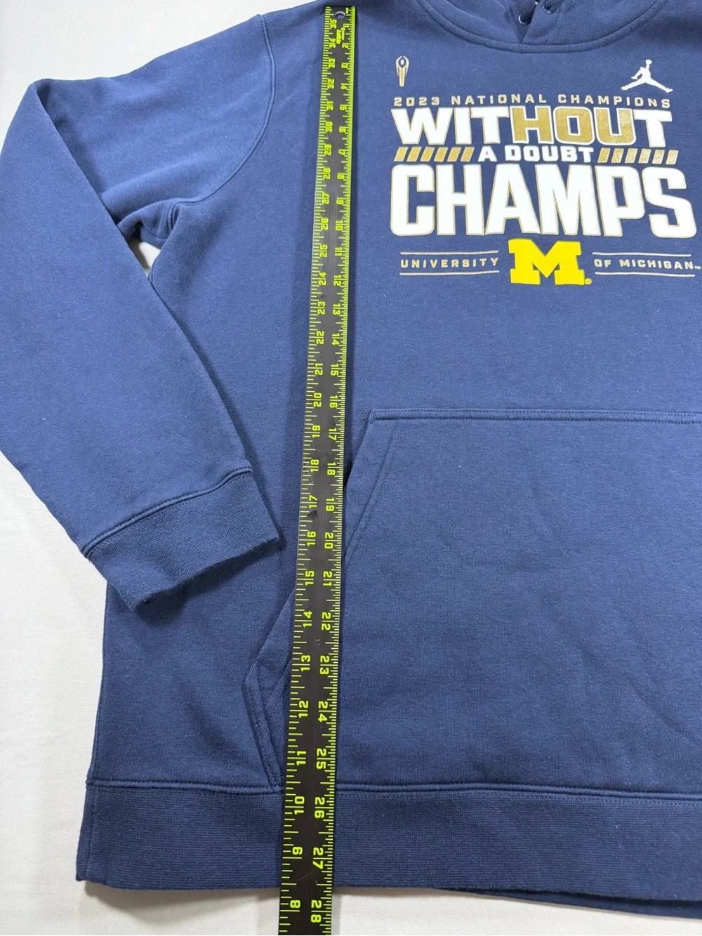 Nike Jordan Michigan Wolverines 2023 National Champions Hoodie Men’s XL